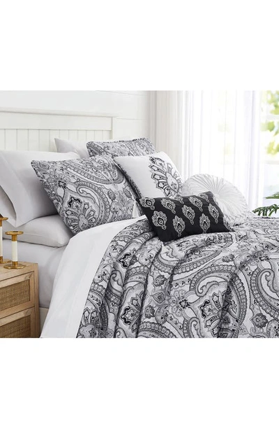 Shop Southshore Fine Linens Pure Melody Quilt Bedding Set In Black