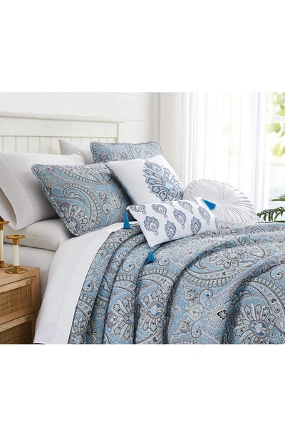 Southshore Fine Linens Pure Melody Quilt Bedding Set In Aqua
