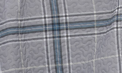 Southshore Fine Linens Vilano Plaid Quilt Bedding Set In Grey