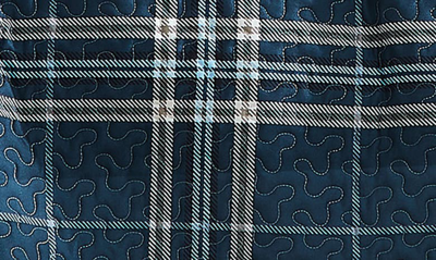 Southshore Fine Linens Vilano Plaid Quilt Bedding Set In Blue