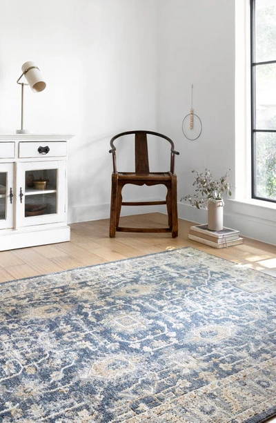 Loloi Ii Teagan Accent Rug In Denim / Pebble