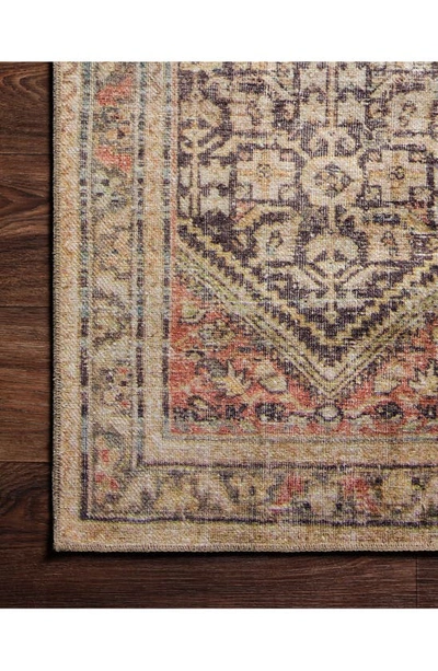 Loloi Loren Collection Rug In Charcoal / Multi