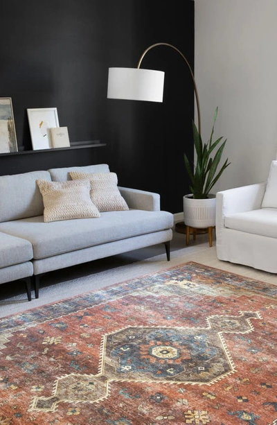 Loloi Ii Skye Collection Rug In Rust / Blue