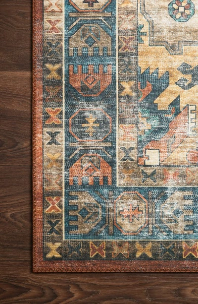 Loloi Ii Skye Collection Rug In Rust / Blue