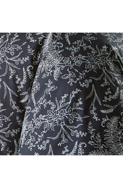 Southshore Fine Linens Winter Brush Duvet Set In Black