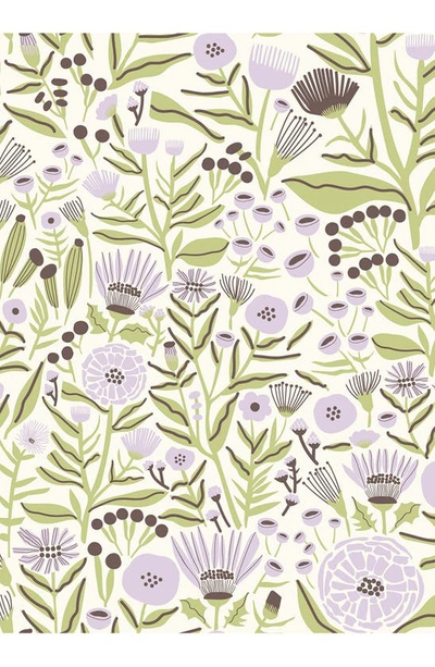 Shop Wallpops Marigold Forest Peel & Stick Wallpaper In Purple