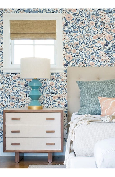 Wallpops Marigold Forest Peel & Stick Wallpaper In Blue