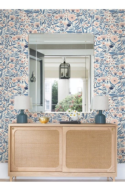 Wallpops Marigold Forest Peel & Stick Wallpaper In Blue