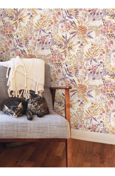 Wallpops Naupaka Peel & Stick Wallpaper In Pink