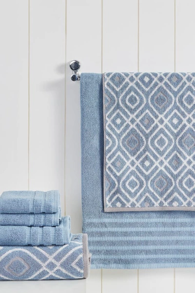 Modern Threads Yard Dyed Towel 6-piece Set In Blue