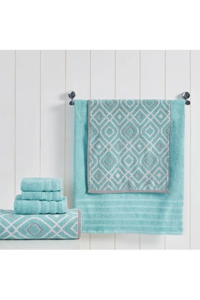 Modern Threads Yard Dyed Towel 6-piece Set In Aqua