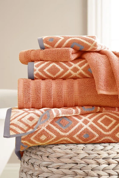 Modern Threads Yard Dyed Towel 6-piece Set In Coral