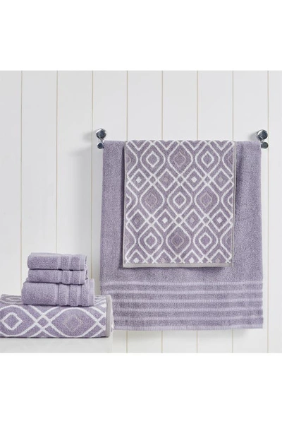 Modern Threads Yard Dyed Towel 6-piece Set In Grey Lavender