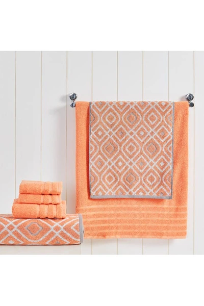 Modern Threads Yard Dyed Towel 6-piece Set In Coral