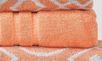 Modern Threads Yard Dyed Towel 6-piece Set In Coral
