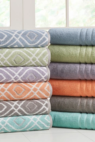Modern Threads Yard Dyed Towel 6-piece Set In Grey Lavender