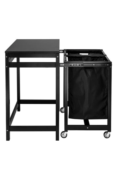 Shop Honey-can-do Double Sorter Folding Table In Black
