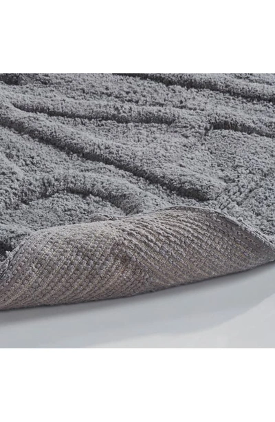 Shop Modern Threads 2-piece Cotton Bath Mat Set In Charcoal