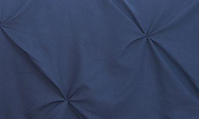 Southshore Fine Linens Pinch Pintuck Duvet Cover Set In Dark Blue