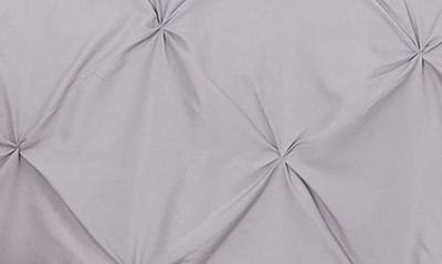 Shop Southshore Fine Linens Pinch Pintuck Duvet Cover Set In Steel Grey