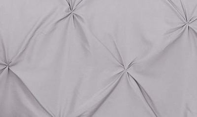 Southshore Fine Linens Pinch Pintuck Duvet Cover Set In Steel Grey