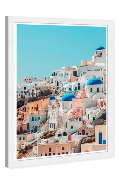 Wynwood Studio Vacation In My Mind Framed Wall Art, 15" X 21" In Blue