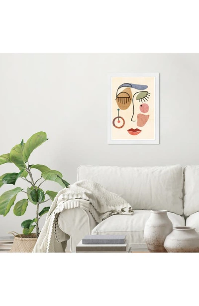 Wynwood Studio Abstract Face Canvas Art In White