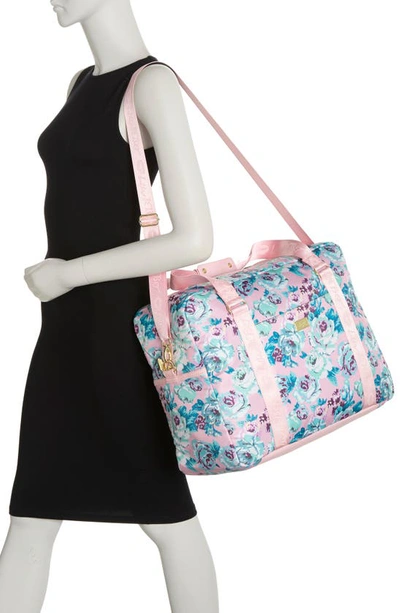 Shop Luv Betsey By Betsey Johnson Floral Print Weekend Bag In Blush Floral