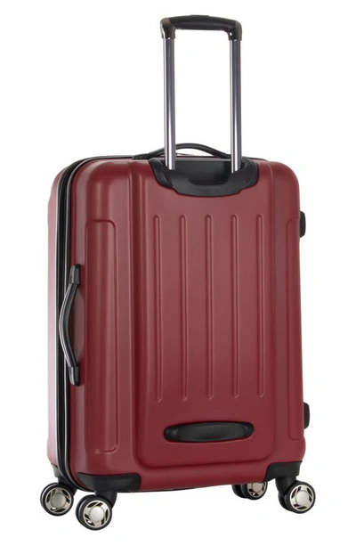 Kenneth Cole Reaction Renegade 24" Lightweight Hardside Expandable Spinner Luggage In Scarlet Red