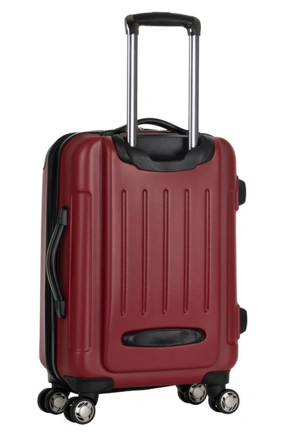 Kenneth Cole Reaction Renegade 20" Lightweight Hardside Expandable Carry-on Luggage In Scarlet Red