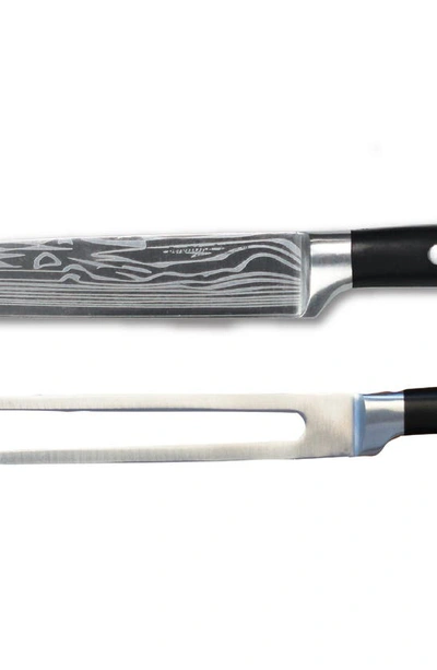 Shop Berghoff International Antigua Carving Knife 2-piece Set In Black