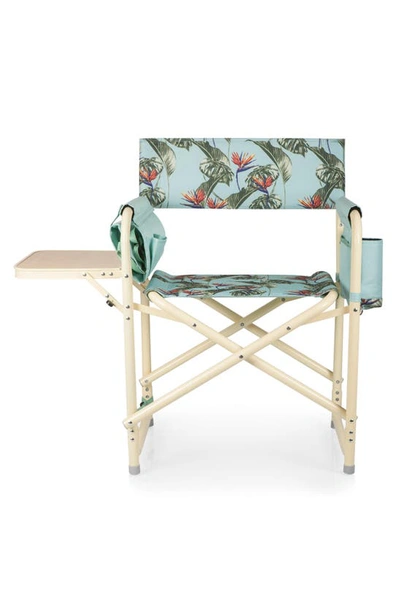 Oniva A Picnic Time Brand Oniva Outdoor Directors Folding Chair In Blue Print