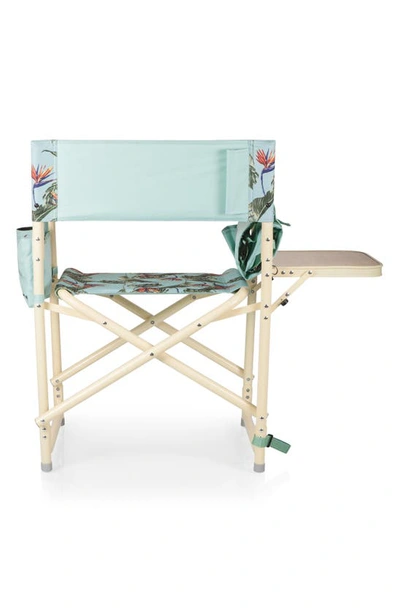 Oniva A Picnic Time Brand Oniva Outdoor Directors Folding Chair In Blue Print