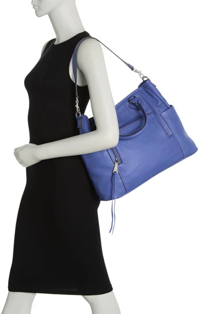 Shop Aimee Kestenberg Sunbury Leather Tote Bag In Blue Iris