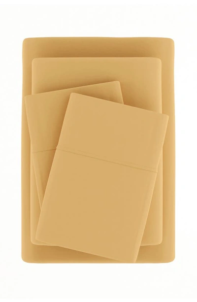 Homespun Premium Ultra Soft 4-piece Bed Sheets Set In Gold