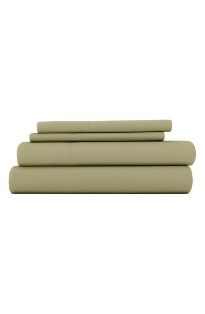 Shop Homespun Premium Ultra Soft 4-piece Bed Sheets Set In Sage
