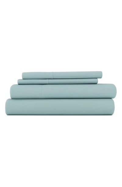 Shop Homespun Premium Ultra Soft 4-piece Bed Sheets Set In Ocean