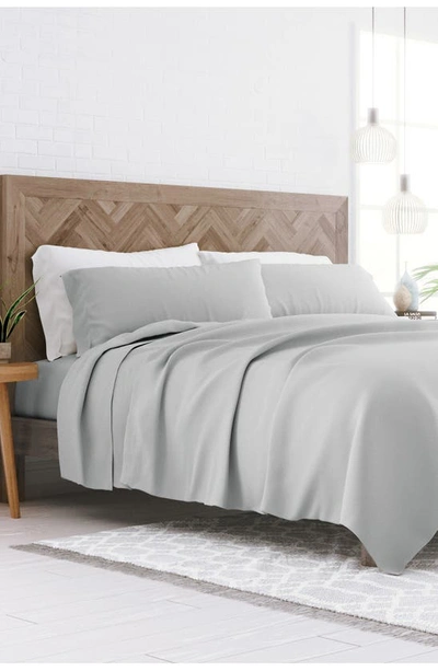 Homespun Premium Ultra Soft 4-piece Bed Sheets Set In Light Gray