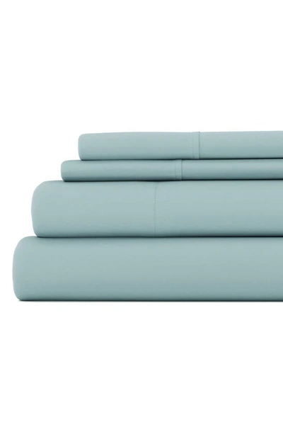 Shop Homespun Premium Ultra Soft 4-piece Bed Sheets Set In Ocean