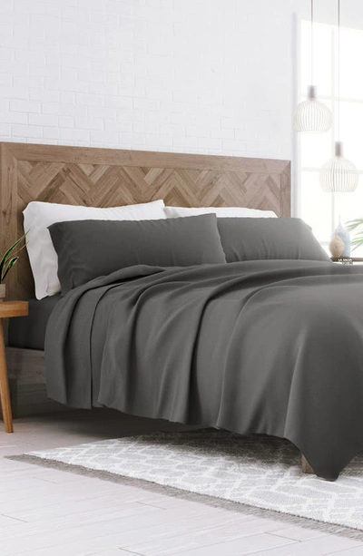 Homespun Premium Ultra Soft 4-piece Bed Sheets Set In Gray