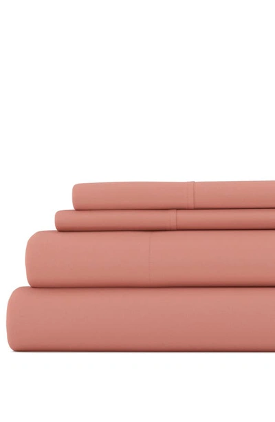 Shop Homespun Premium Ultra Soft 4-piece Bed Sheets Set In Clay