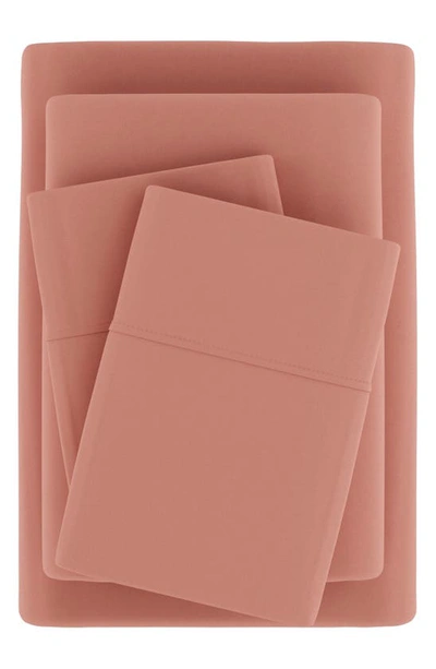 Homespun Premium Ultra Soft 4-piece Bed Sheets Set In Clay