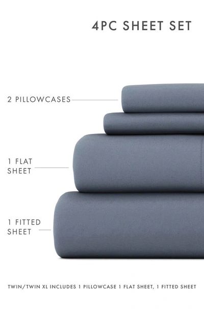 Shop Homespun Premium Ultra Soft 4-piece Bed Sheets Set In Stone