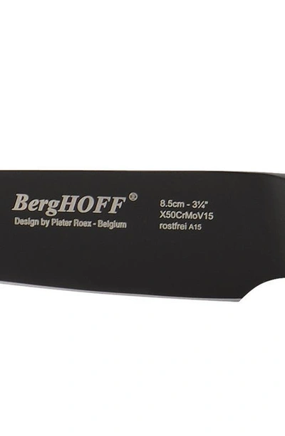 Berghoff International Ron Black 3.5" Paring Knife In Black