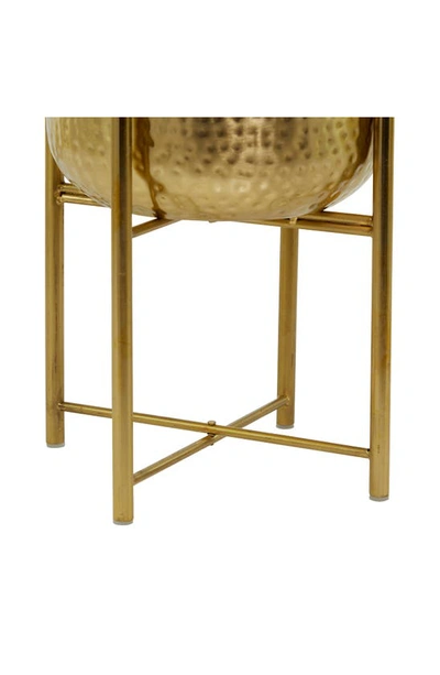 Cosmo By Cosmopolitan Cosmo By Cosmpolitan Iron Standing Planter In Gold