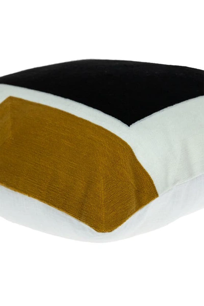 Parkland Collection Scalic Black Throw Pillow In Black
