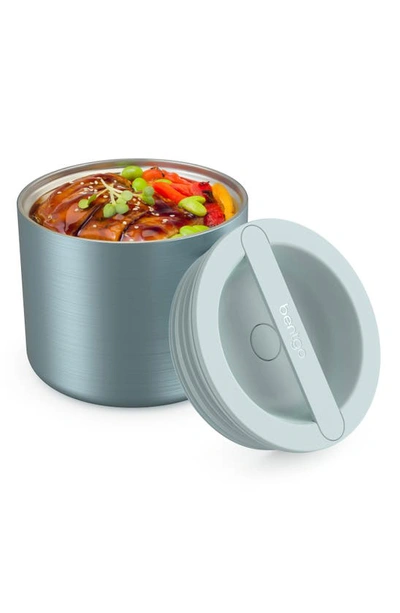 Shop Bentgo Stainless Steel Insulated Food Container In Aqua