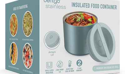Bentgo Stainless Steel Insulated Food Container In Aqua