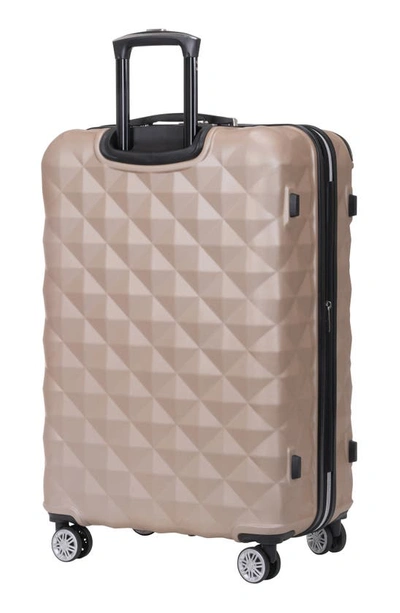 Kenneth Cole Reaction Kenneth Cole Diamond Tower 28" Hardside Spinner Luggage In Rose Champagne