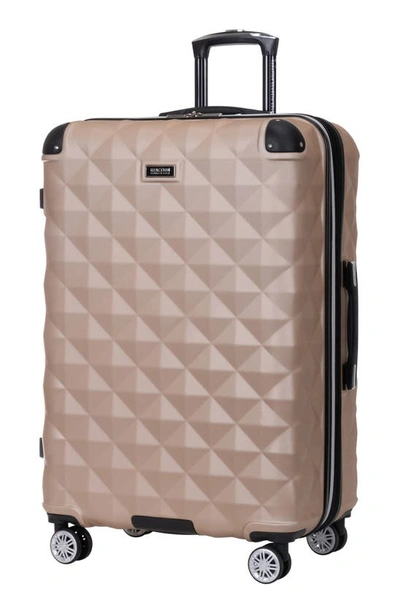 Kenneth Cole Reaction Kenneth Cole Diamond Tower 28" Hardside Spinner Luggage In Rose Champagne
